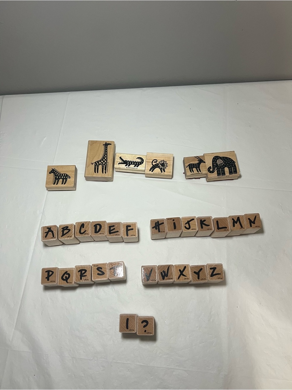 Stampin’ Up & JRL Designs Wooden Stamps  (Not Complete)